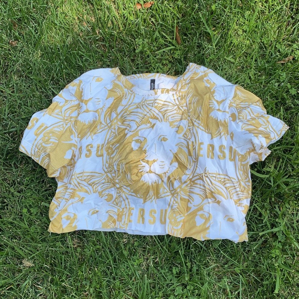 Versace cropped top